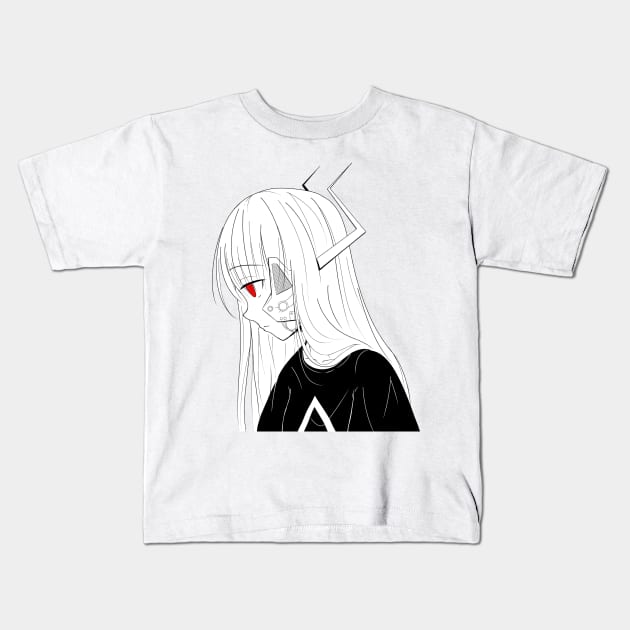 Future girl Kids T-Shirt by Fotocynthese art